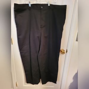 Mens George black 60% cotton 40% poly dress pants
